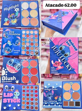 Paleta de sombra livro 6 Folhas Stitch