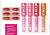 Lip Gloss Starship Pink 21 Cores separar que estevem disponíveis