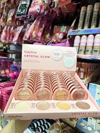 CRYSTAL GLOW iluminador Baked (Grupo 2) Rubyrose ( Cor Sortido )