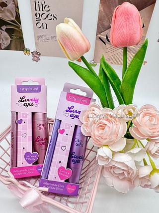 Kit Máscara para cílio e Lápis de olho City Girls ( CorES SEPARAR QUE ESTEVEM DISPONIVEIS )