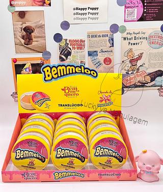 Pó Facial Solto Morango Bemmeloo Bem me Quero