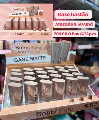 Base bastão matte Bobbi Rara ( Cor VAI SEPARRA QUE ESTEVEM DISPONIVEIS)