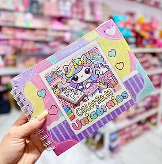 Livro para colorir Unicórnio 48 folhas