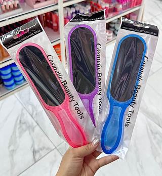 Lixa para pé cores separar que estevem disponíveis