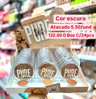 Pó compacto PURE Vivai ( COR ESCURO) (04,05,06) Cor sortido