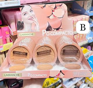 Pó Compacto Labranche Cores separar que estevem disponíveis