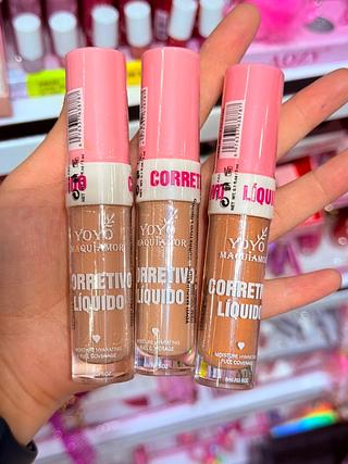 CORRETIVO LIQUIDO YOYOMAQUIAMOR CORES SEPARAR QUE ESTEVEM DISPONIVEIS