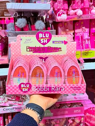 Iluminador e Blush Bobbi Rara Cores separar estevem disponível