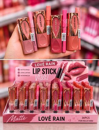 Batom com lápis Labial Love Rain Cores separar que estevem disponível