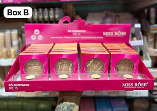Pó Compacto Miss Rose Corrs são separar estevem disponíveis