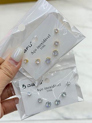Kit Brincos Cores separar que estevem disponível
