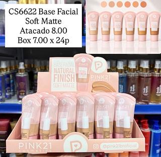 Base Facial Soft Matte pink 21 Cores separar que estevem disponível