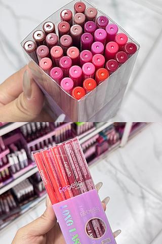 Lapis Labial Rota Cores separar que estevem disponíveis Febella