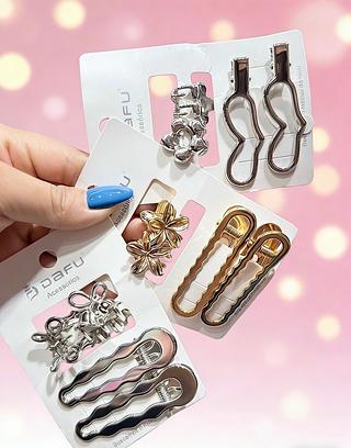 Presilhas de cabelo separar que estevem disponíveis