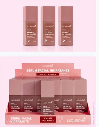Serum facial Hidratante somente de linhaça ludurana