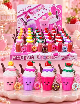 LIP GLOSS LOVE RAIN CORES SEPARAR QUE ESTEVEM DISPONIVEIS