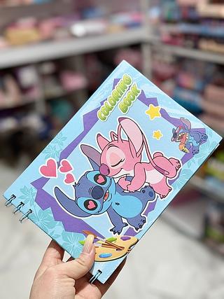 Livro De Colorir 48 Folhas Stitich ( Cor Sortido)