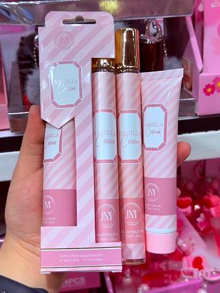 KIT PERFUME E HIDRATANTE VANILIA CREAM JNY