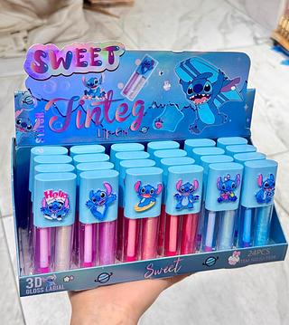Lip gloss Infantil Cores separar que estevem disponível