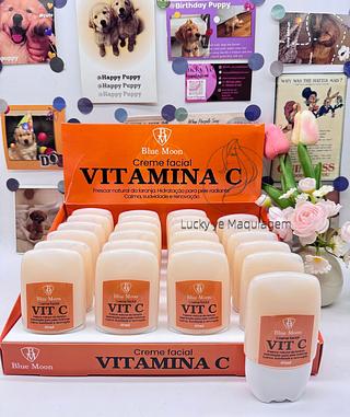 Creme Fácial Vitamina C Blue Moon