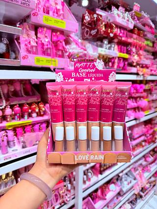 BASE LIQUIDO LOVE RAIN CORES SEPARAR QUE ESTEVEM DISPONIVEIS