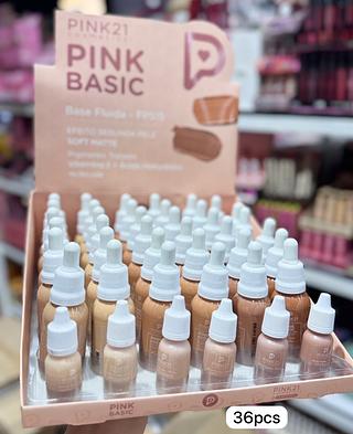 Base Líquida Fluida FPS 15 e Filtro UVB pink 21