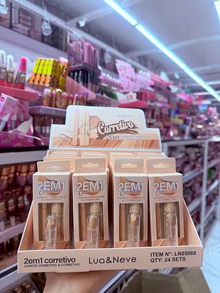 Kit corretivo e lápis corretivo Lua e Neve