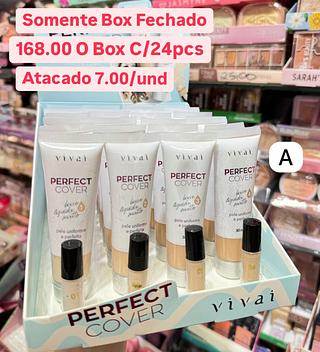 Base Líquido perfect Cover Vivai (Grupo A )(1.2.3.4) Cores separar que estevem disponíveis