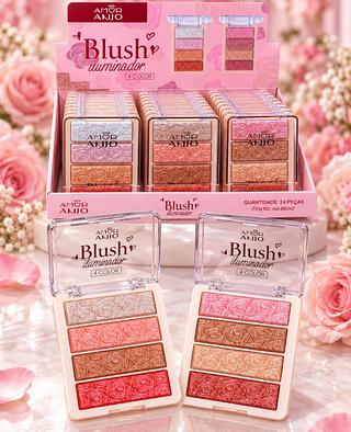BLUSH ILUMINADOR AMOR ANJO CORES SEPARAR QUE ESTEVEM DISPONIVEIS