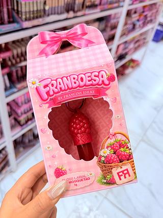 Gloss Labial Com Mosquetão Franboesa FRAN original