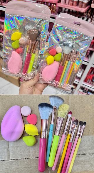 Kit pincel Com Esponja