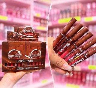Kit lip gloss Chocolate Love Rain