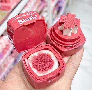 Blush Com esponja Cores separar que estevem disponíveis Amor Anjo