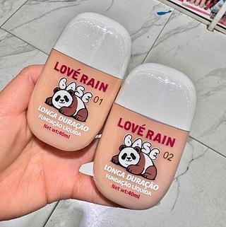 Base líquido love Rain Cores separar que estevem disponíveis