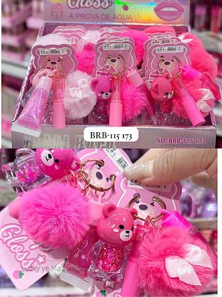 Kit gloss com Pompom Bobbi rara