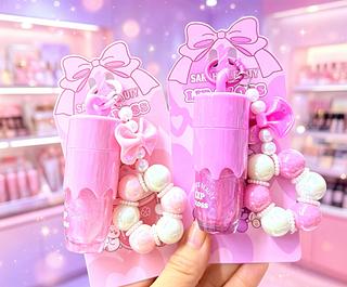 Lip Gloss Com chaveiro Sarah’s Cores separar que estevem disponível