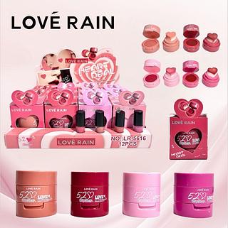 Blush líquido com esponja Love Rain