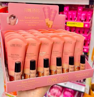BASE LIQUIDO MATTE CORS SEPARAR QUE ESTEVEM DISPONIVEIS FEMME PARIS CORES SEPARAR QUE ESTEVEM DISPONIVEIS