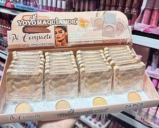 Pó Compacto Yoyomaquiamor { A } Cores separar que estevem disponível