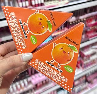 Sabonete sólido espumante Laranja Hello Mini