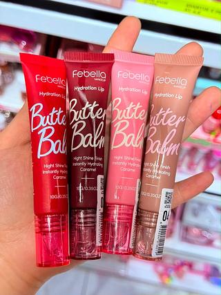 LIP GLOSS DUTTER BALM FEBELLA CORES SEPARAR QUE ESTEVEM DISPONIVEIS