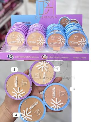 Pó Compacto D’Dhermosa Cores separar que estevem disponíveis