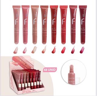 Gel tint lip glow Febella Cores separar que estevem disponível