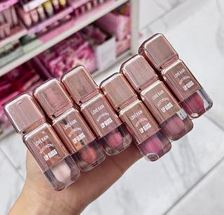 Lip Gloss Love Rain Cores separar que estevem disponíveis