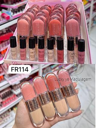 BLUSH E CORRETIVO 2 EM 1 FEMME PARIS CORES SEPARAR QUE ESTEVEM DISPONIVEIS