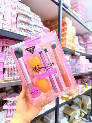 Kit pincel com 2 esponja