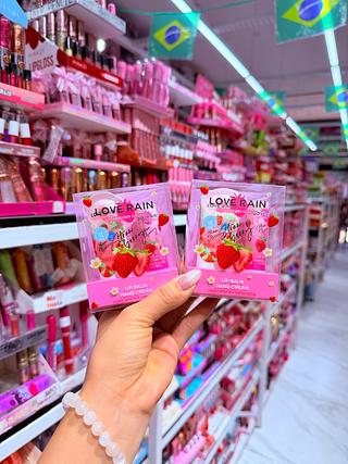 KIT LIP BALM E HIDRATANTE LOVE RAIN
