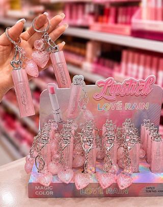 Lip balm Magic com chaveiro Love Rain