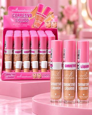 CORRETIVO LIQUIDO YOYOMAQUIAMOR CORES SEPARAR QUE ESTEVEM DISPONIVEIS