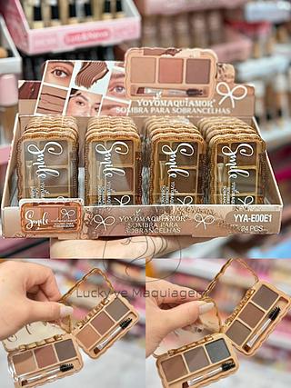 Sombra para sobrancelha YoYomaquiamor Cores separar que estevem disponíveis